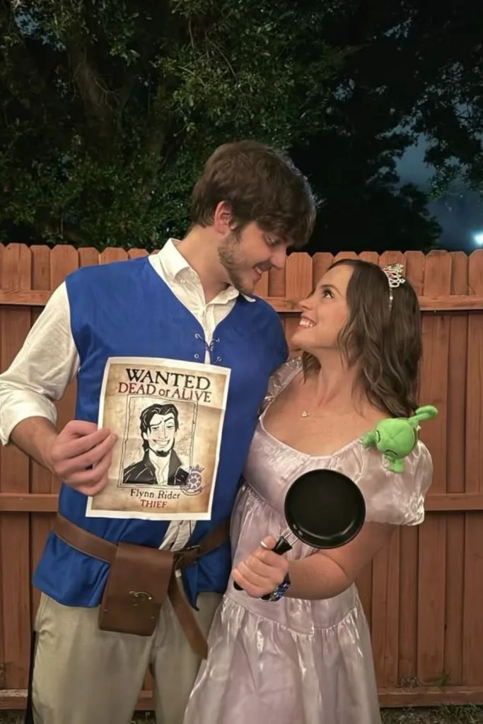 Flynn Rider and Rapunzel Tangled Disney couples Halloween costume