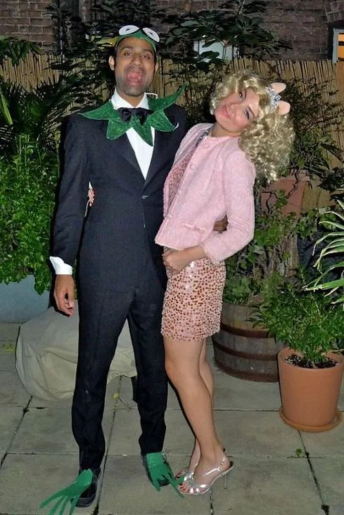 Kermit and Miss Piggy Muppets couples Halloween costume