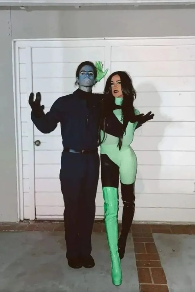 Shego and Dr Drakken Kim Possible couples Halloween costume