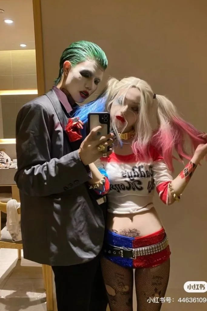 Joker and Harley Quinn couples Halloween costume