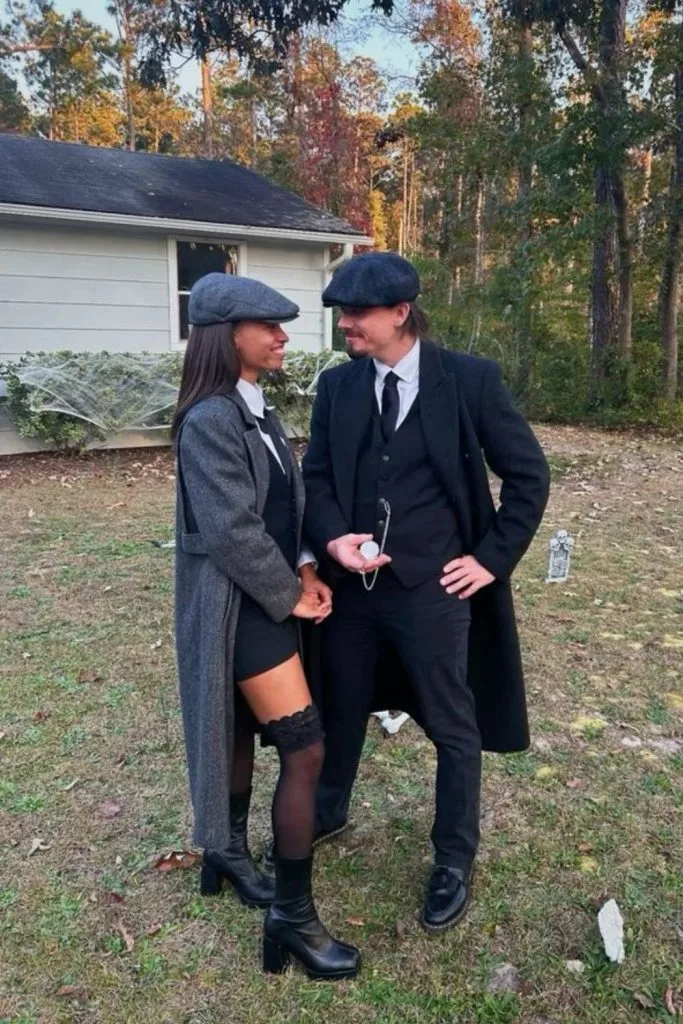 Peaky Blinders Tommy and Polly couples Halloween costume