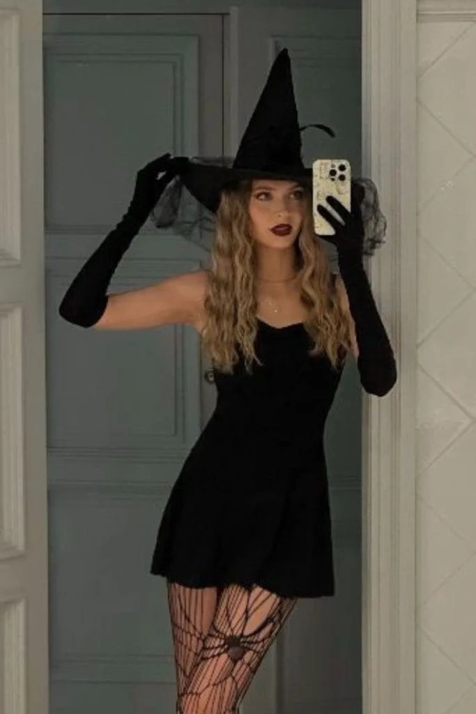 Classic witch Halloween costume 