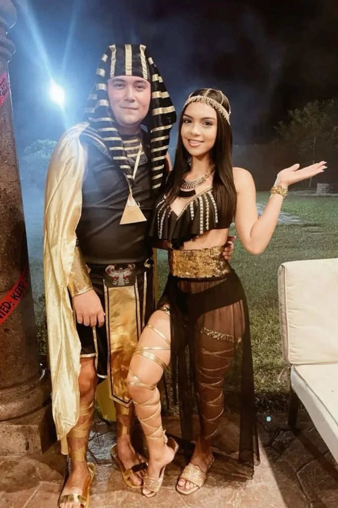 Egyptian Pharaoh and Cleopatra couples Halloween costume